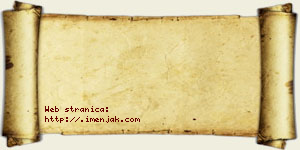 Jelisaveta Adamac vizit kartica